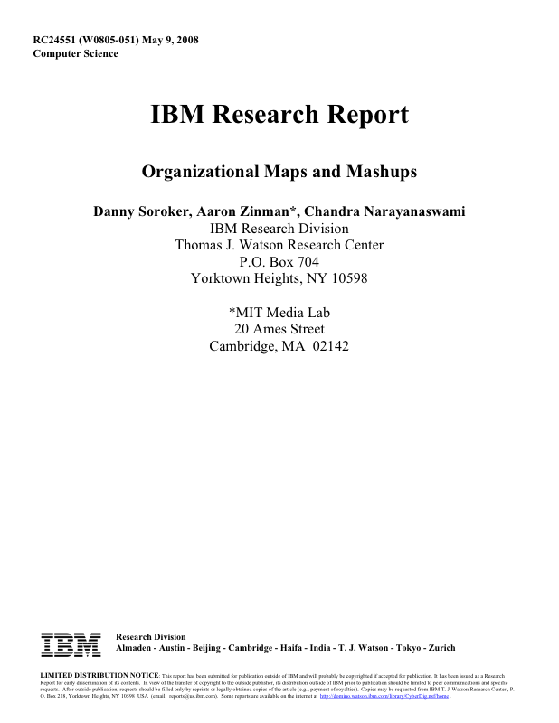 Organizational Maps